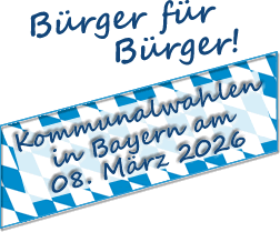 Die Kommunalwahlen in Bayern finden am 8. März 2026 statt. Die Kommunalwahlen in Bayern finden am 8. März 2026 statt.